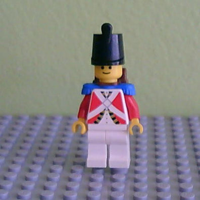LEGO Minifigure-Imperial Guard with Blue Epaulettes-Pirates / Pirates I / Imperial Guards-PI062-Creative Brick Builders